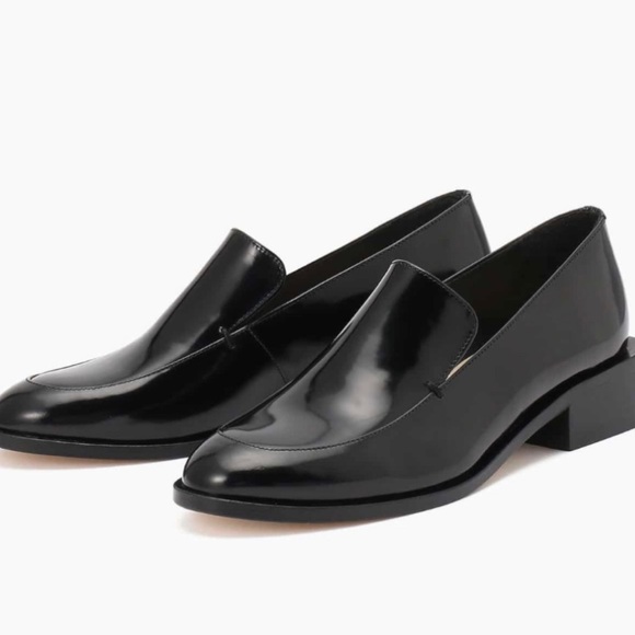 marimekko Black Leather Loafer